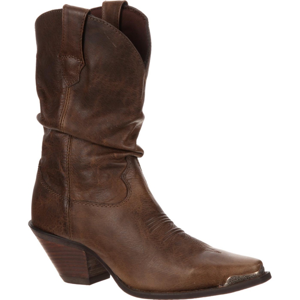 ladies brown slouch boots